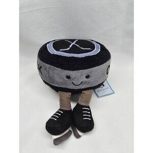 Authentic Jellycat Amuseables Sports Ice Hockey Puck Plush With Tags- RETIRED